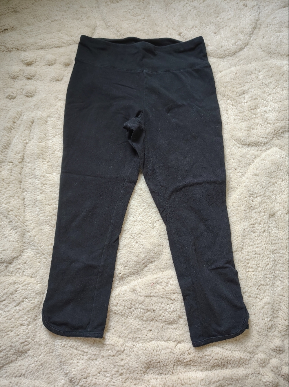 RBX Women's Medium Black Cropped Activewear Leggings